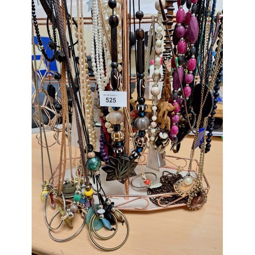 525 - Stand of Fashion and Vintage Jewellery To Include Watches, Necklaces, Tribal Etc.