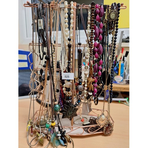 525 - Stand of Fashion and Vintage Jewellery To Include Watches, Necklaces, Tribal Etc.