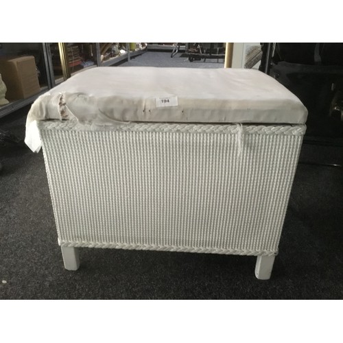 194 - Lloyd Loom Blanket Box