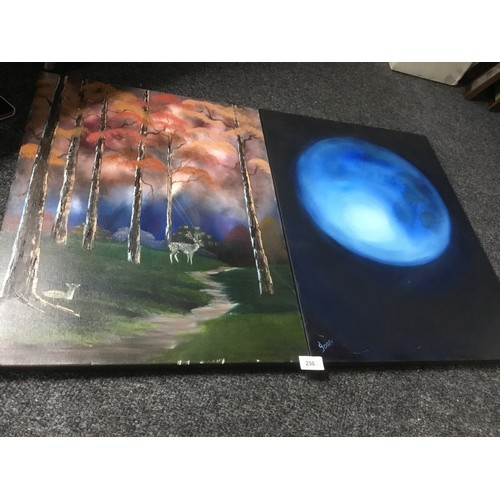 250 - Canvases x2