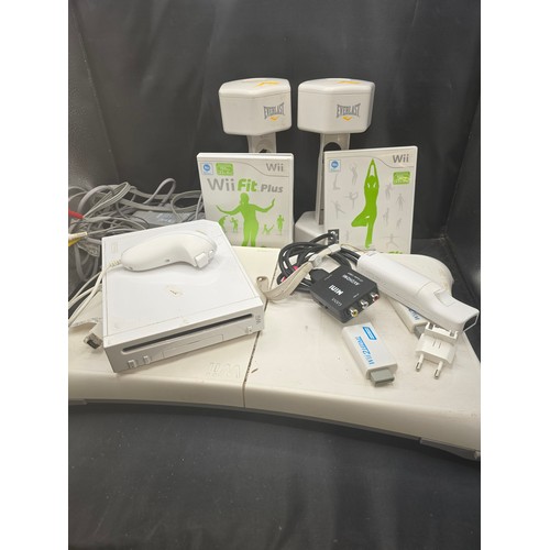 628 - Wii With Fitness Bundle