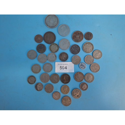 504 - Bag of Mixed Various Coins