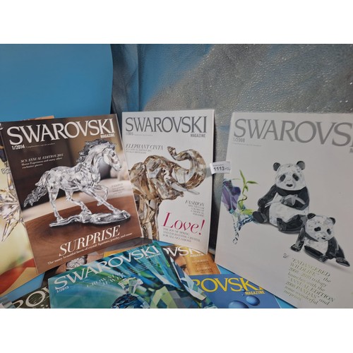 1113 - Selection of Swarovski Collection Catalogues x 30 Approx In Super Condition