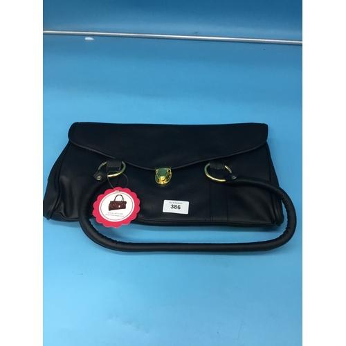 386 - Ladies Black Handbag