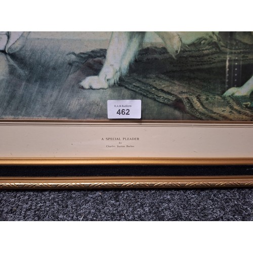 462 - Large Framed Picture A Special Pleader