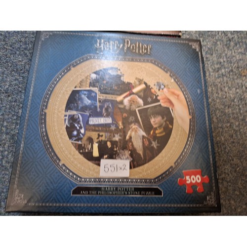 551 - Harry Potter 500 Piece Puzzle and a Kasparov Pocket Computer Chess Game