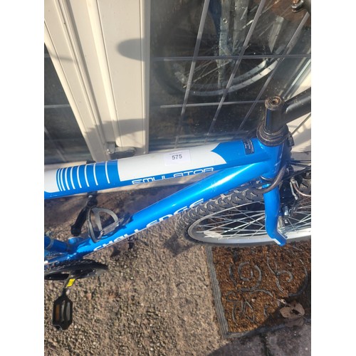 575 - Challenge Emulator 6 Speed Young Adults Bike In Blue