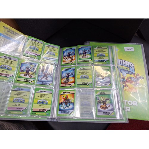 584 - Skylanders Collectable Albums x2 Lots Of Cards