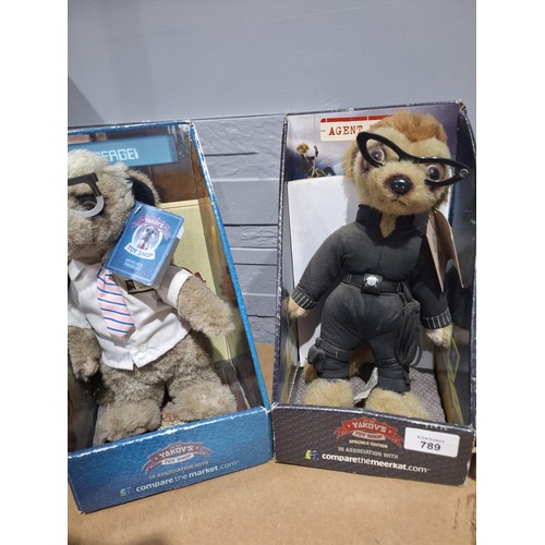 789 - Boxed Meerkats x3 To Include Agent Maya, Safari Oleg and Sergei