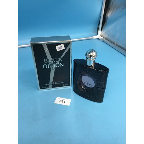 381 - Large Black Option Perfume (Ideal for Mother’s Day)