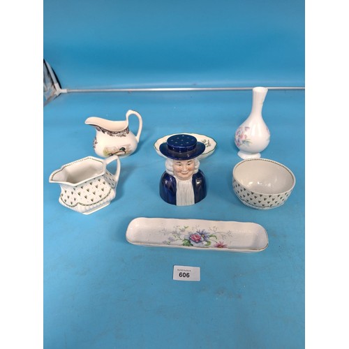 606 - Vintage/Retro Ceramics x7 To Include Bust, Spode, Adams, Aynsley, Crown Etc