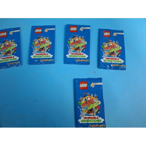 605 - 13 Packs of Lego Cards and 1 Pack of Iron Man Cards