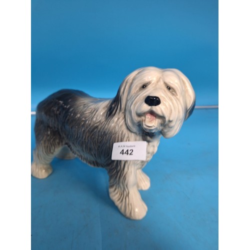 442 - Large Coopercraft Old English Sheepdog