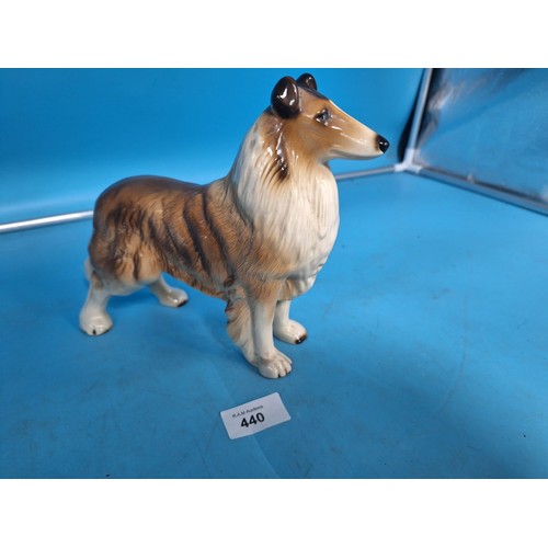 440 - Vintage Ceramic Collie Dog Made In England