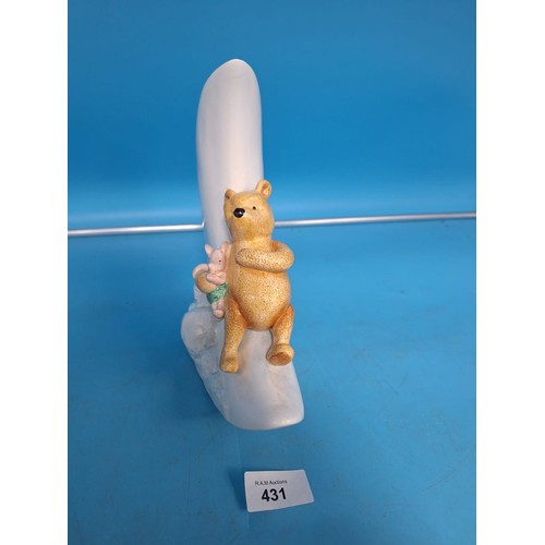 431 - Rare Enesco Winnie The Pooh On The Moon Figure 8