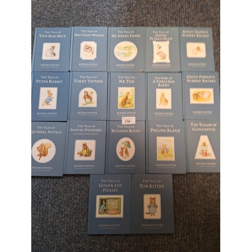 730 - Part Set of Beatrix Potter Books