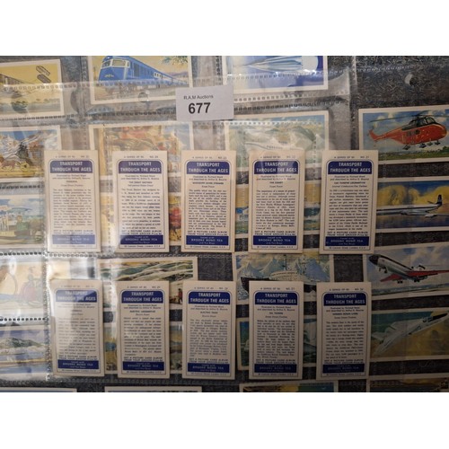 677 - Full Set of Brooke Bond Transport Through The Ages