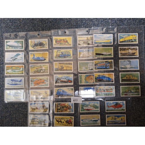 677 - Full Set of Brooke Bond Transport Through The Ages