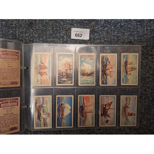 662 - Super Rare Raydex Cards Sailing Craft 1920's/30's