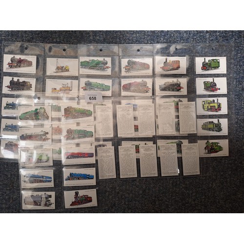 658 - Collectors Miniatures Full Set of Locomotives