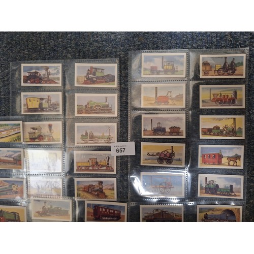 657 - Robert Miranda Confectioners Full Set of 150 Years of Locomotives