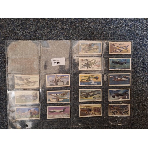 656 - Kellogs Full Set of 16 Military Aircraft