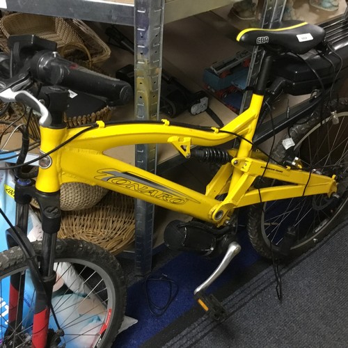 602 - Tonaro Bright E Bike Electronic Bike Yellow With Leads Etc RRP £900+