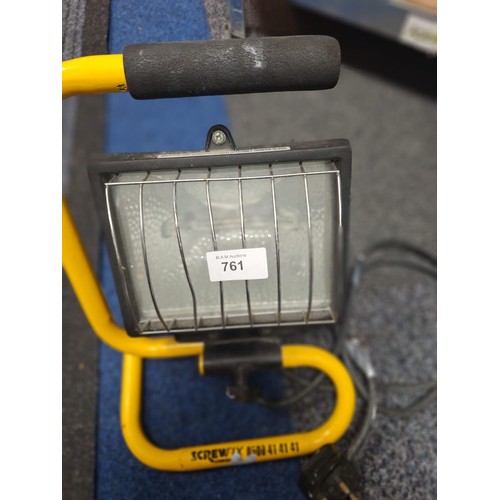 761 - Screwfix Work Light 240V In Working Order