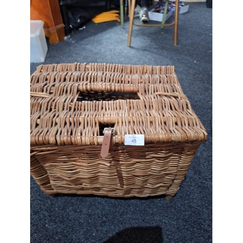 45 - Vintage Fishing Basket