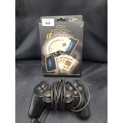 840 - Eddies Magic Collection 12 Magic Tricks and a Playstation Controller