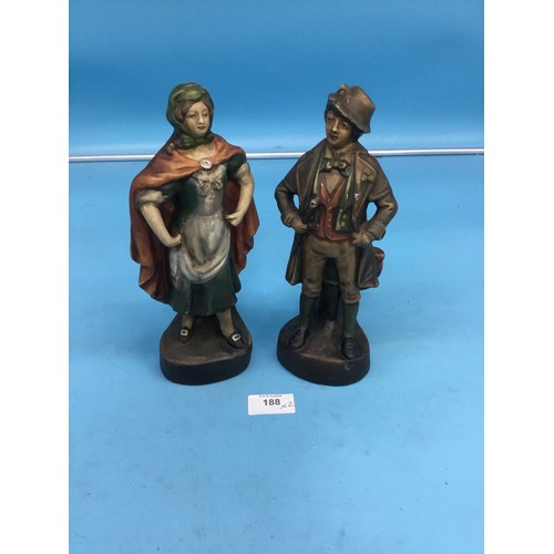 188 - Very Old Danish Figures x2