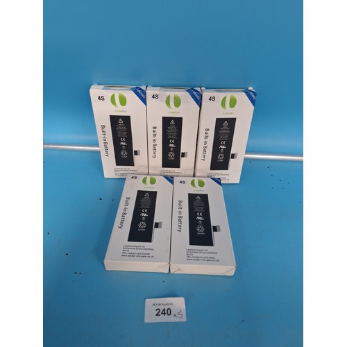 240 - Leader Built In Battery x5 4S