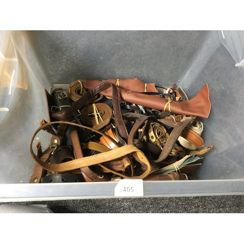 405 - Mixed Lot To Include Gun Case, Leather Belts, Parts Etc