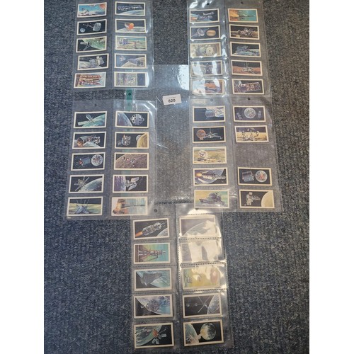 820 - Full Set of Brooke Bond Cards Race Into Space