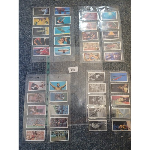 821 - Full Set of Brooke Bond Cards Olympic Challenge 1992