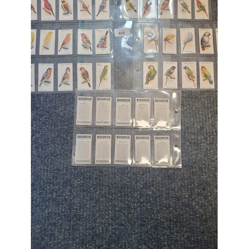 823 - John Player and Son's Full Set of Aviary and Cage Birds Cards