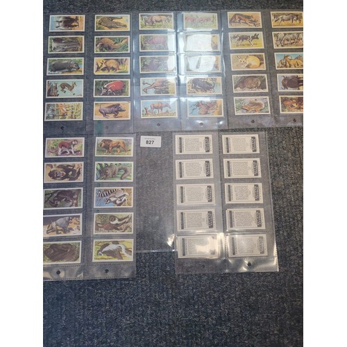 827 - Full Set of Brooke Bond African Wildlife Cards