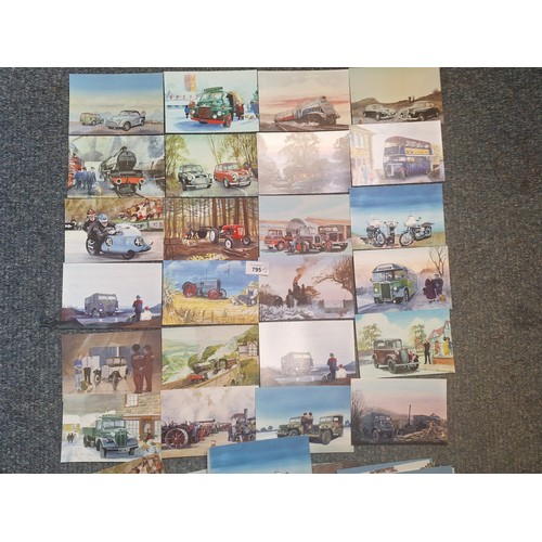 795 - Unused Postcards x50+ Transport Themed