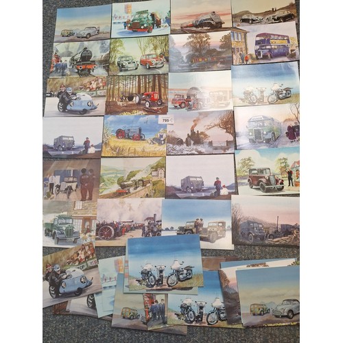 795 - Unused Postcards x50+ Transport Themed