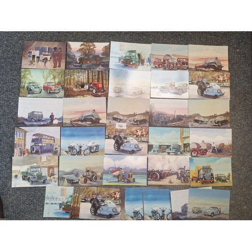 793 - Unused Postcards x50+ Transport Themed