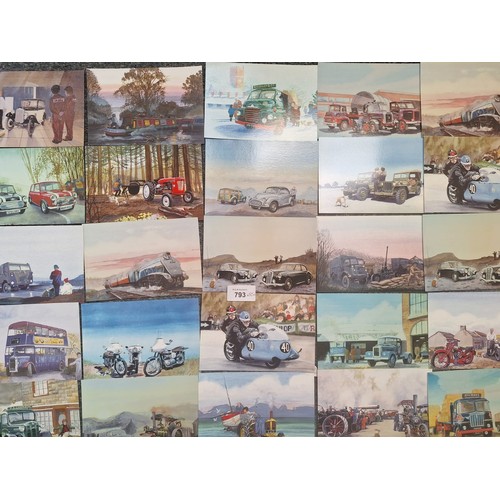 793 - Unused Postcards x50+ Transport Themed