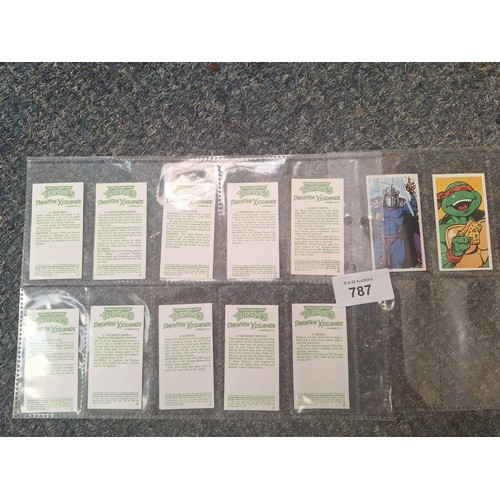 787 - Full Set Of Brooke Bond Teenage Mutant Ninja Turtles Cards