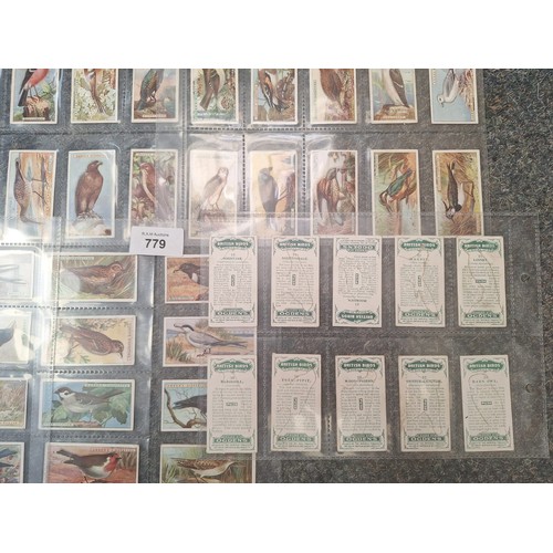 779 - Full Set of Rare Ogdens Tobacco Cards British Birds