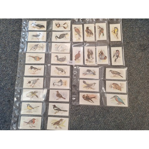 777 - Vintage Rare Full Set of Grandee Cigars British Birds Collection Cards