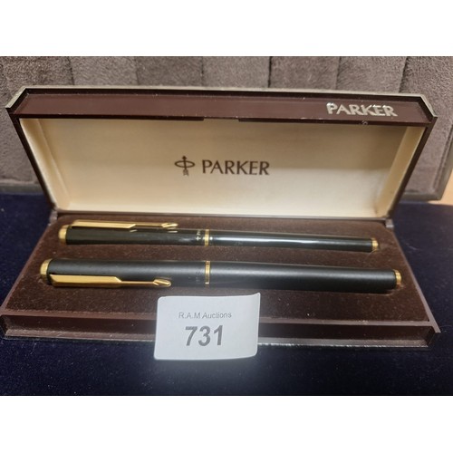 731 - Parker 95 Fountain Pens In Good Working Order