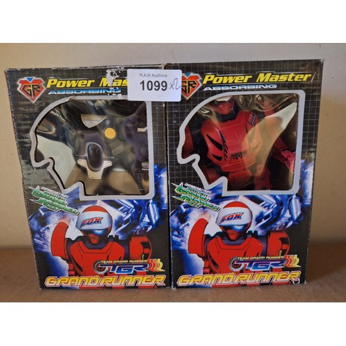 1099 - Power Master Absorbing Robots x2 Team Grand Runner In Red and Black