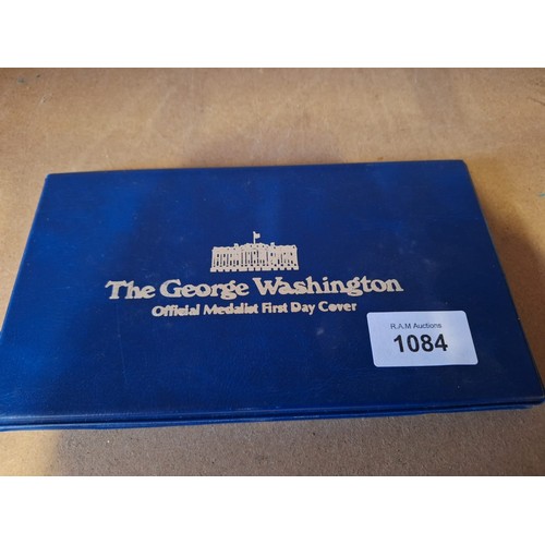 1084 - George Washington Official Medalist First Day Cover