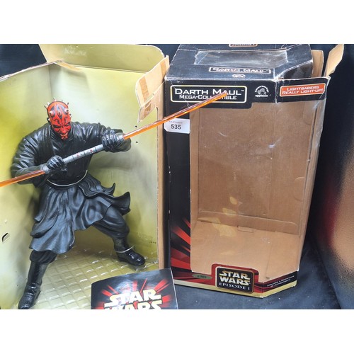 535 - Star Wars Episode 1 Darth Maul Light Up Light Sabre