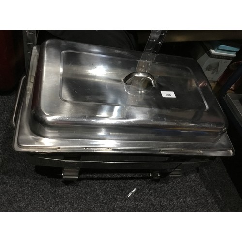 538 - Commercial Stainless Steel Bain Marie With Stand