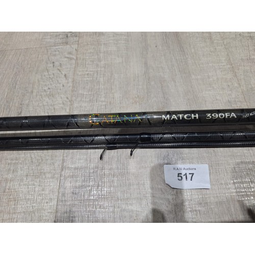 517 - Catana Match 390FA Fast Action Three Piece Rod